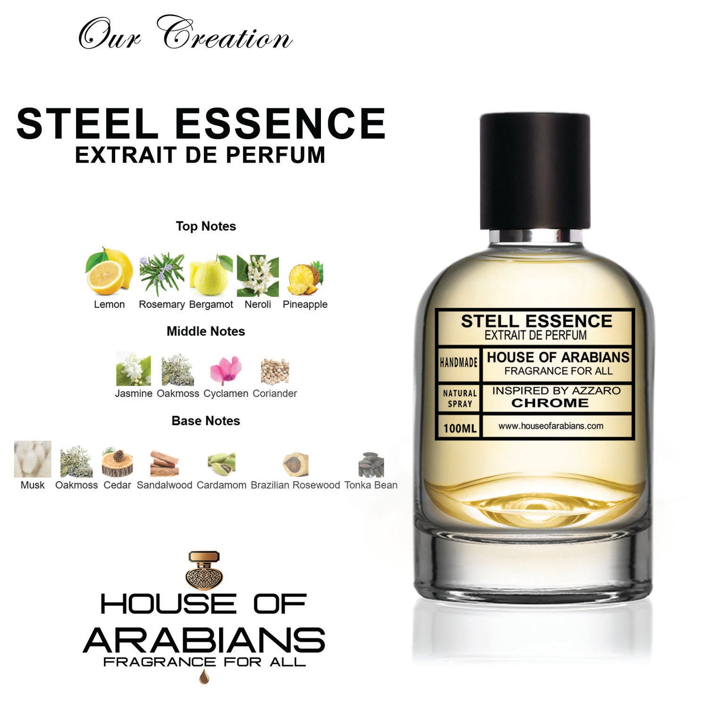 Steel Essence Our Creation of (Chrome Inspired By Azzaro)