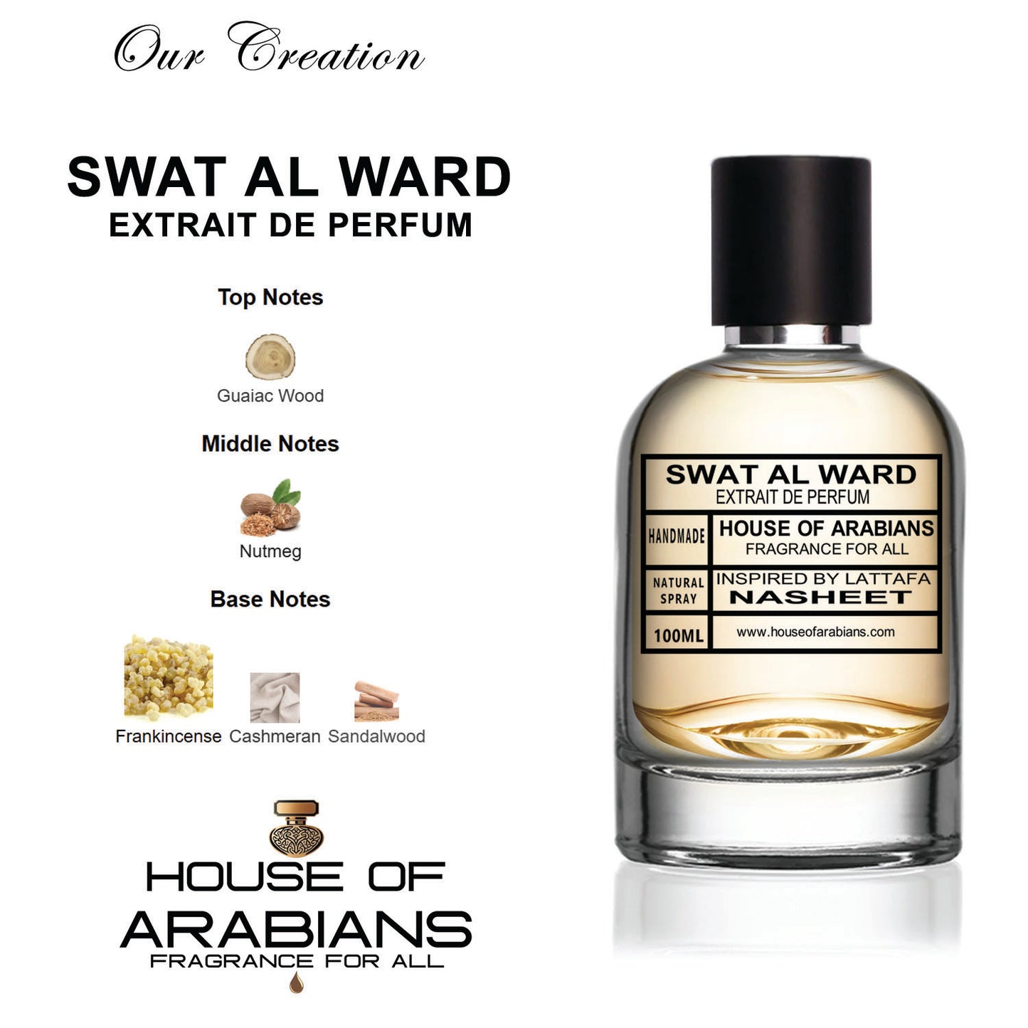 Swat Al Ward Our Creation of (Nasheet Inspired by Lattafa)