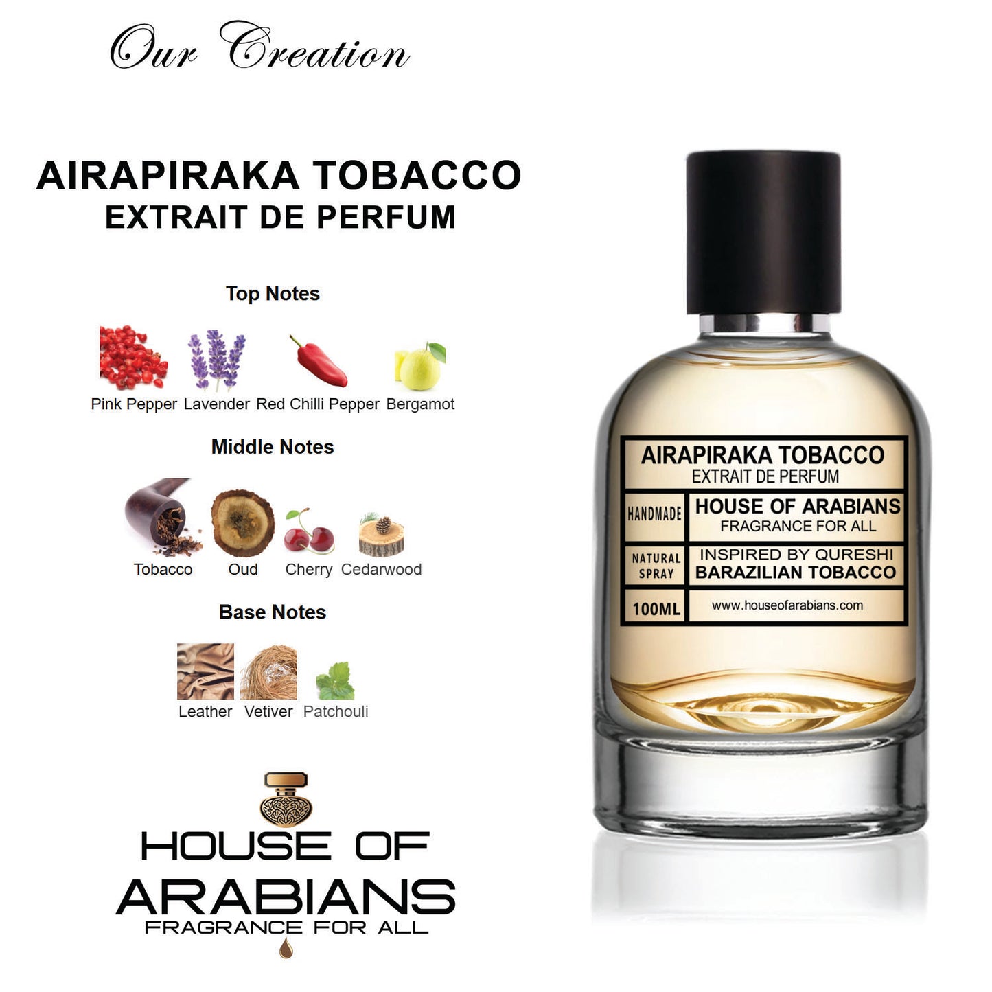 Airapiraka tobacco Our Creation of (Brazilian tobacco Inspired by Qureshi)
