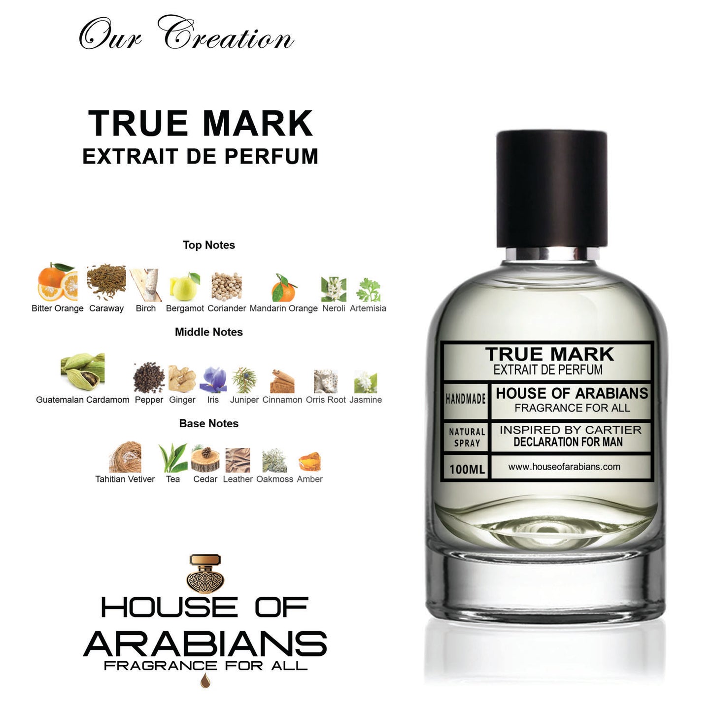 True Mark Our Creation of (Declaration For Man Inspired By Cartier)