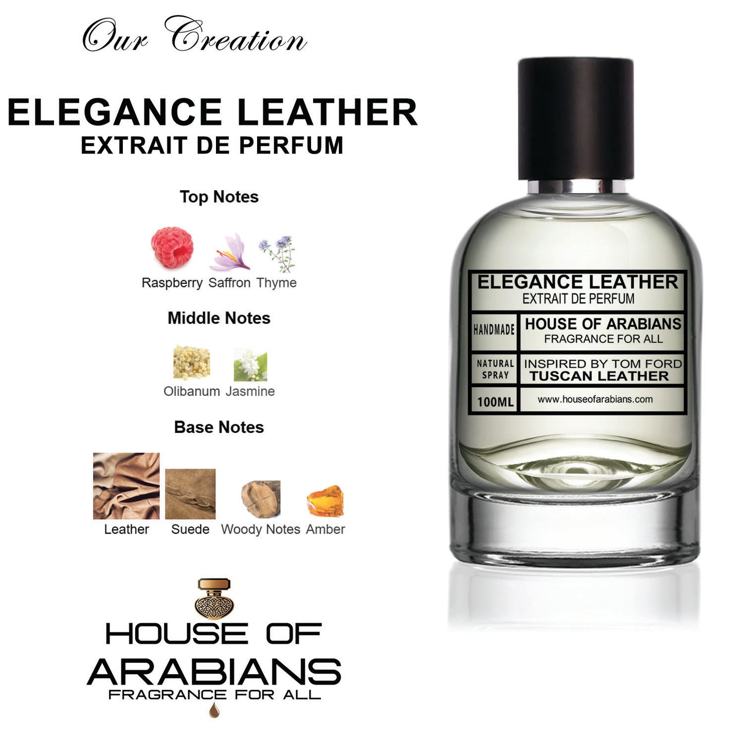 Elegance Leather Our Creation of (Tuscan Leather Inspired by Tom Ford)