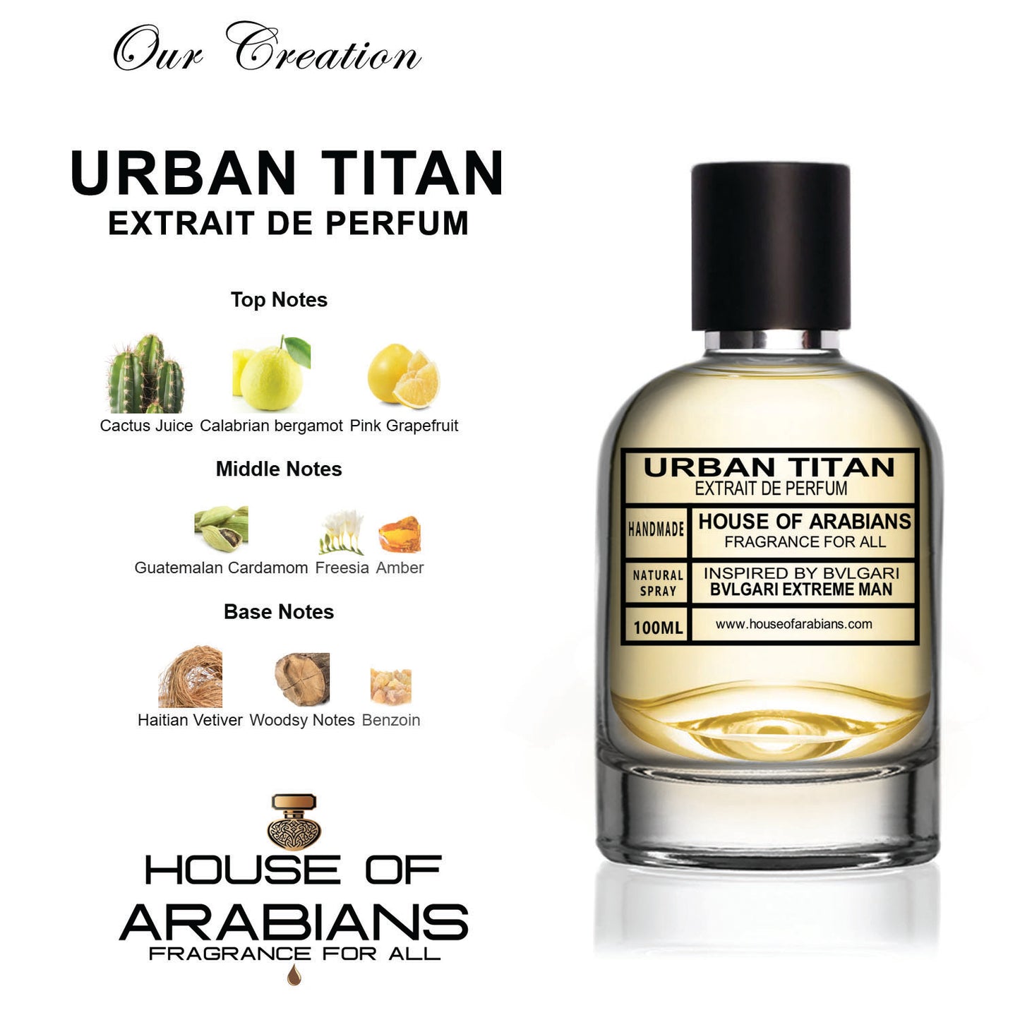 Urban Titan Our Creation of (Extreme Man Inspired by Bvlgari)