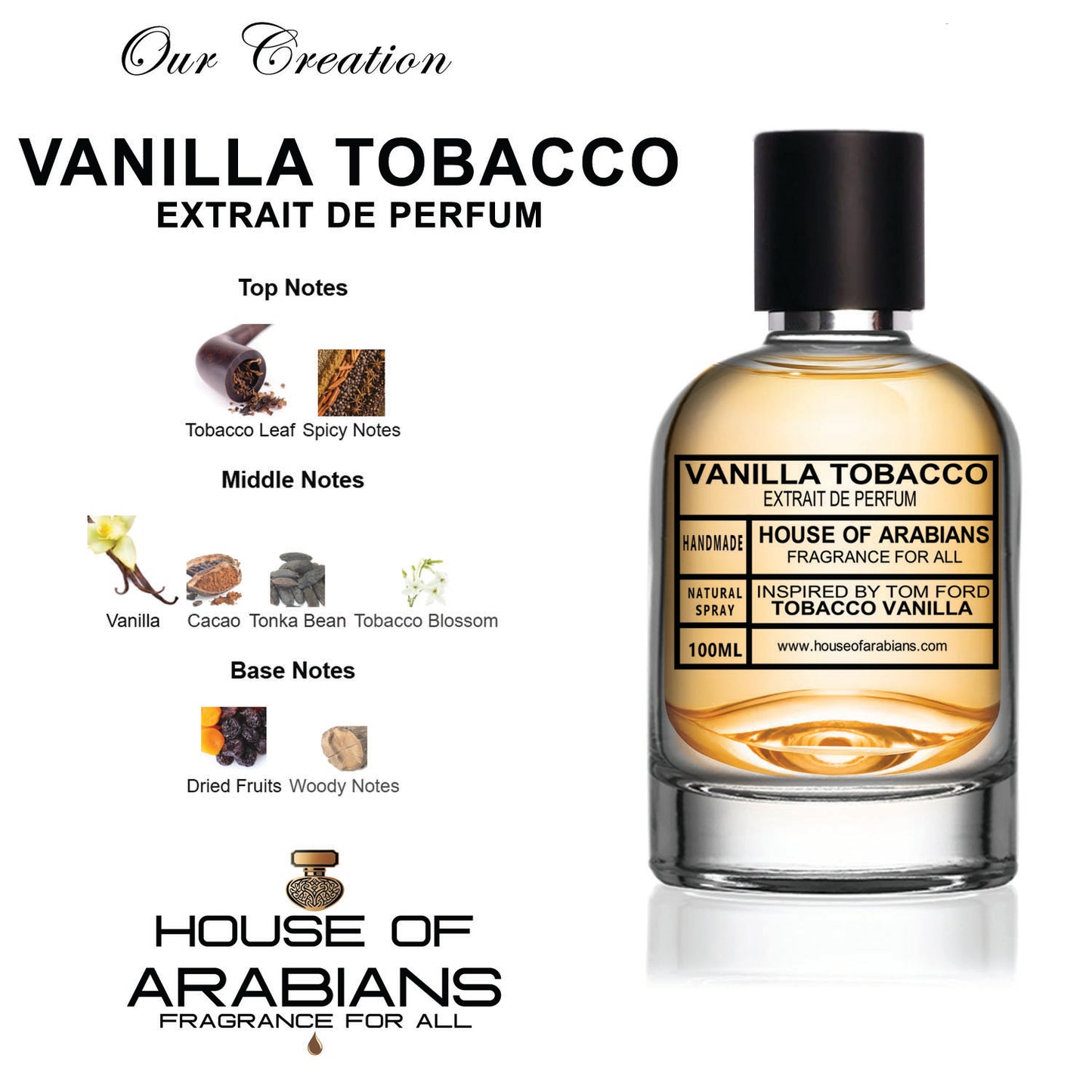 Vanilla Tobacco Our Creation of (Tobacco Vanilla Inspired by Tom Ford)