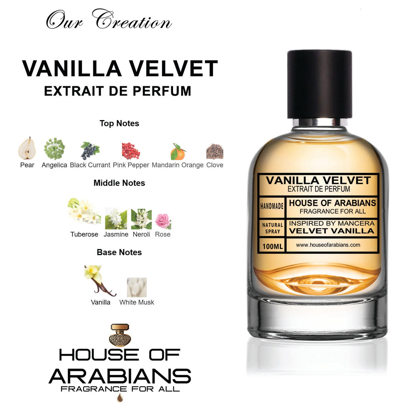 Vanilla Velvet Our Creation of (Velvet Vanilla Inspired by Mancera)