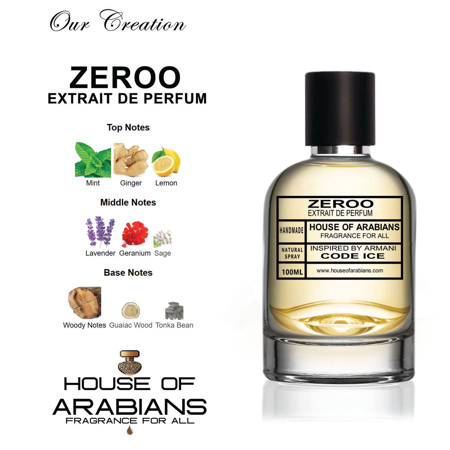 Zeroo Our Creation of (Code Ice Inspired By Armani)