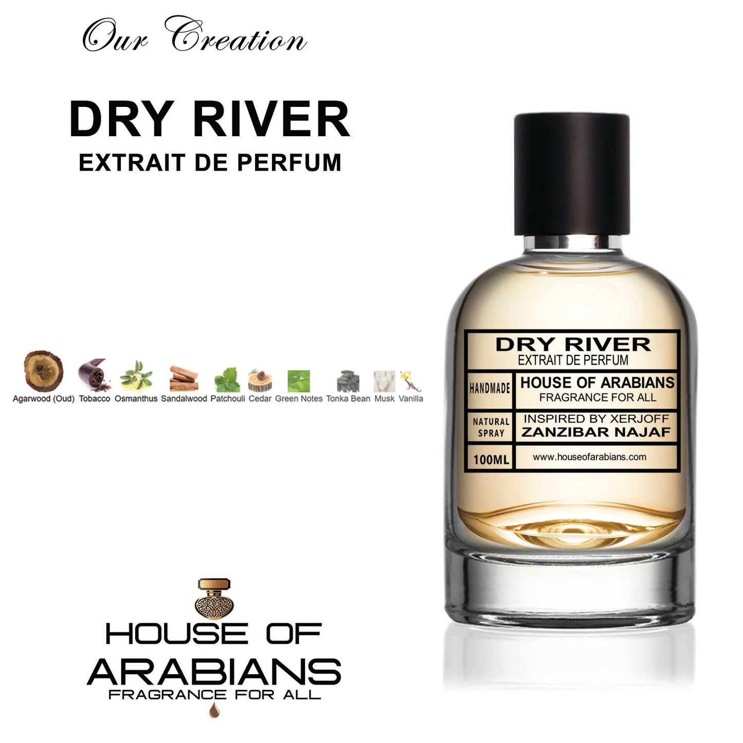 Dry River Our Creation of (Zanzibar Najaf Inspired by Xerjoff)