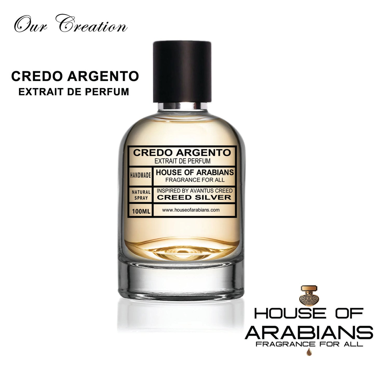 Credo Argento Our Creation of (Creed Silver Inspired by Avantus Creed)
