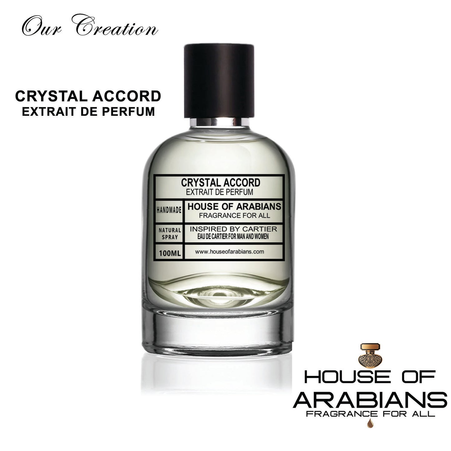Crystal Accord Our Creation of (Eau De Cartier For Man And Women Inspired By Cartier)