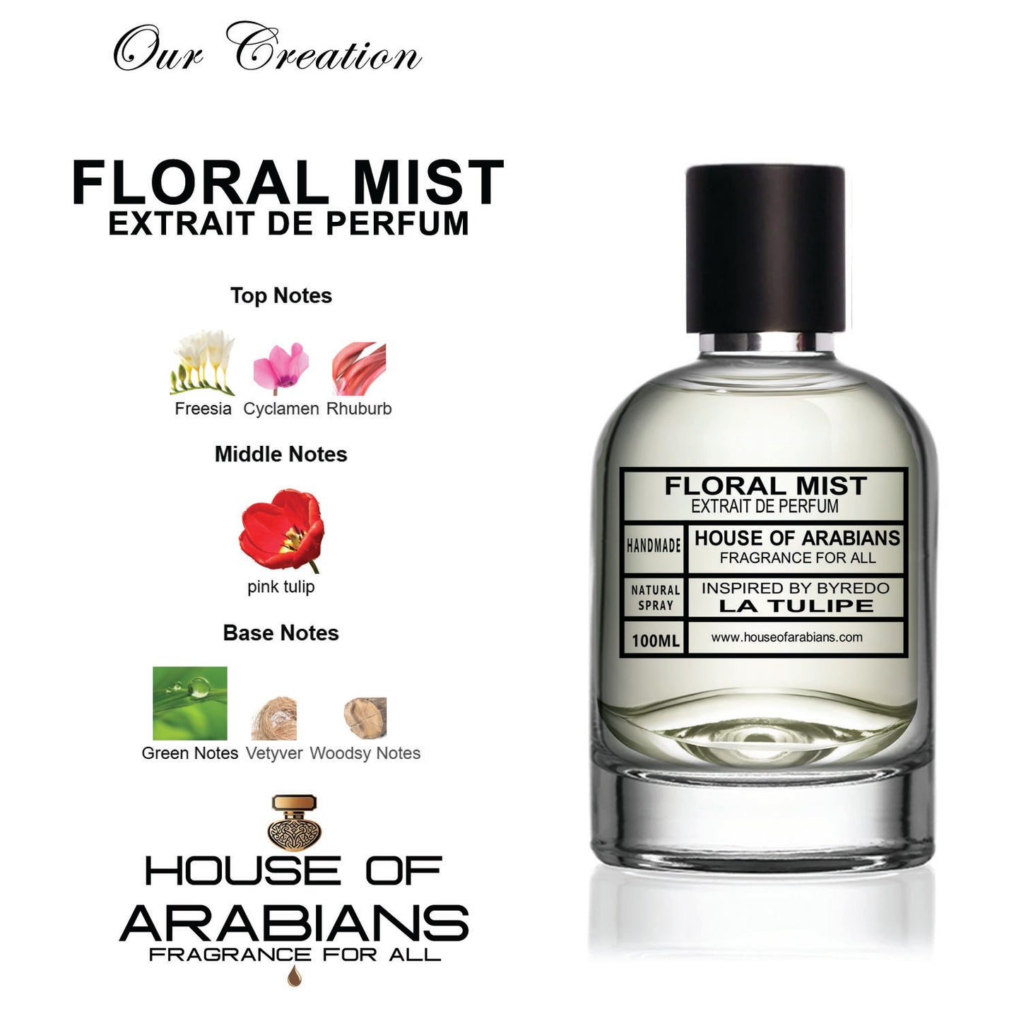 Floral Mist Our Creation of (La Tulipe Inspired By Byredo)