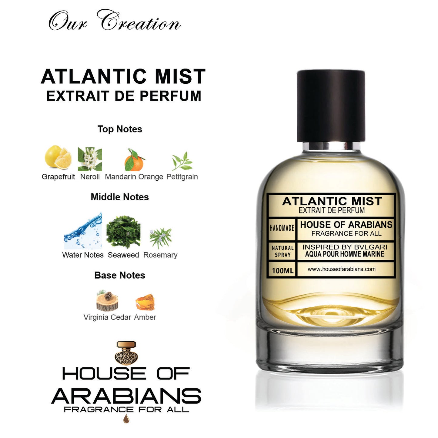 Atlantic Mist Our Creation of (Aqua Pour Homme Marine Inspired by Bvlgari)
