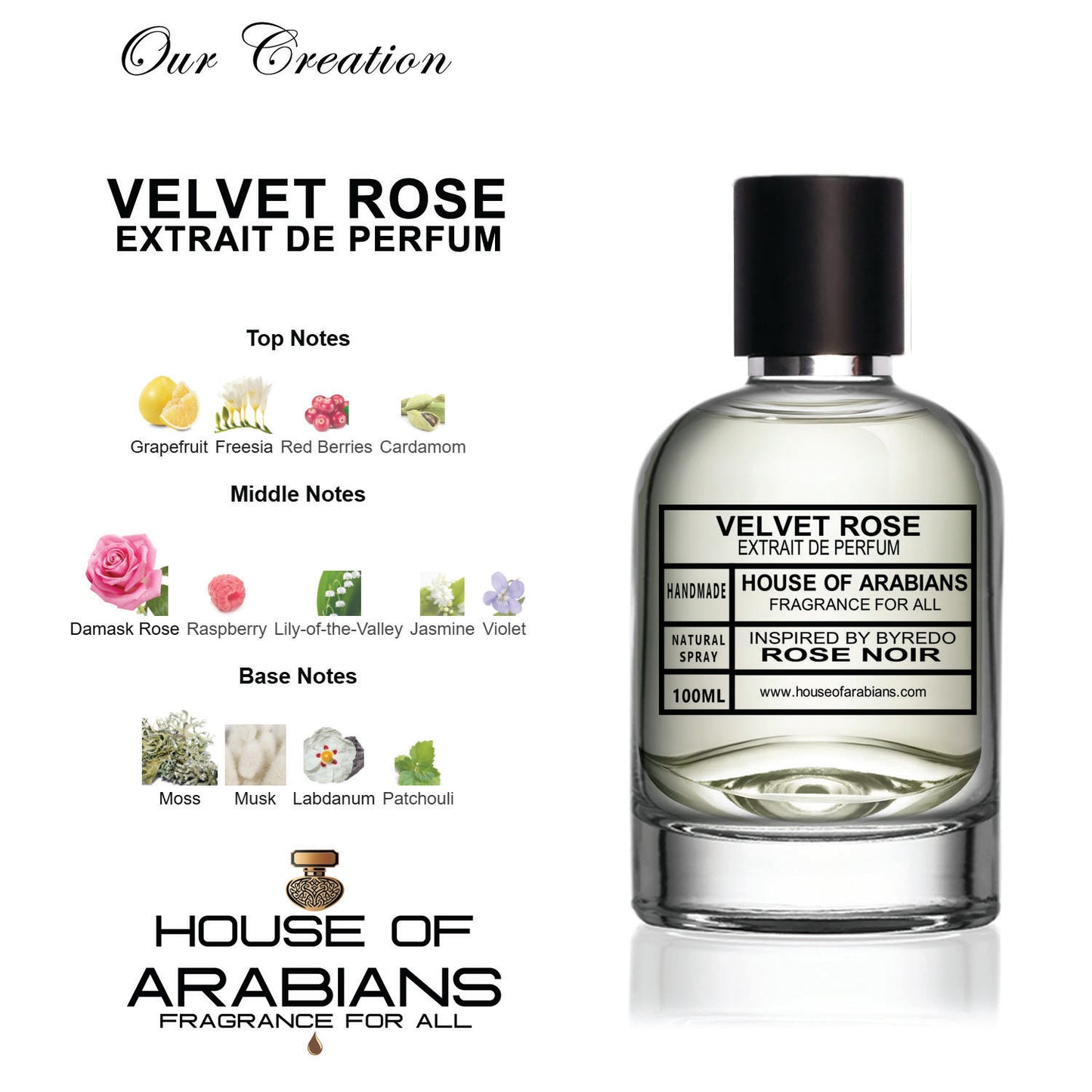 Velvet Rose Our Creation of (Rose Noir Inspired By Byredo)