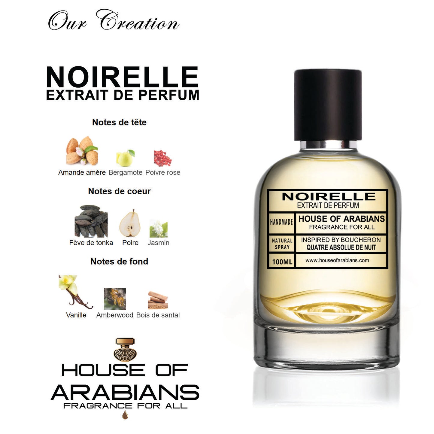 Noirelle Our Creation of (Quatre Absolue De Nuit Inspired By Boucheron)