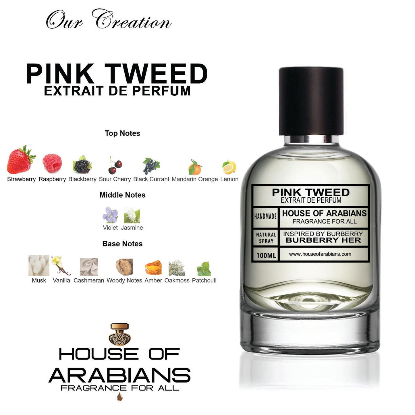 Pink Tweed Our Creation of (Burberry Her Inspired By Burberry)