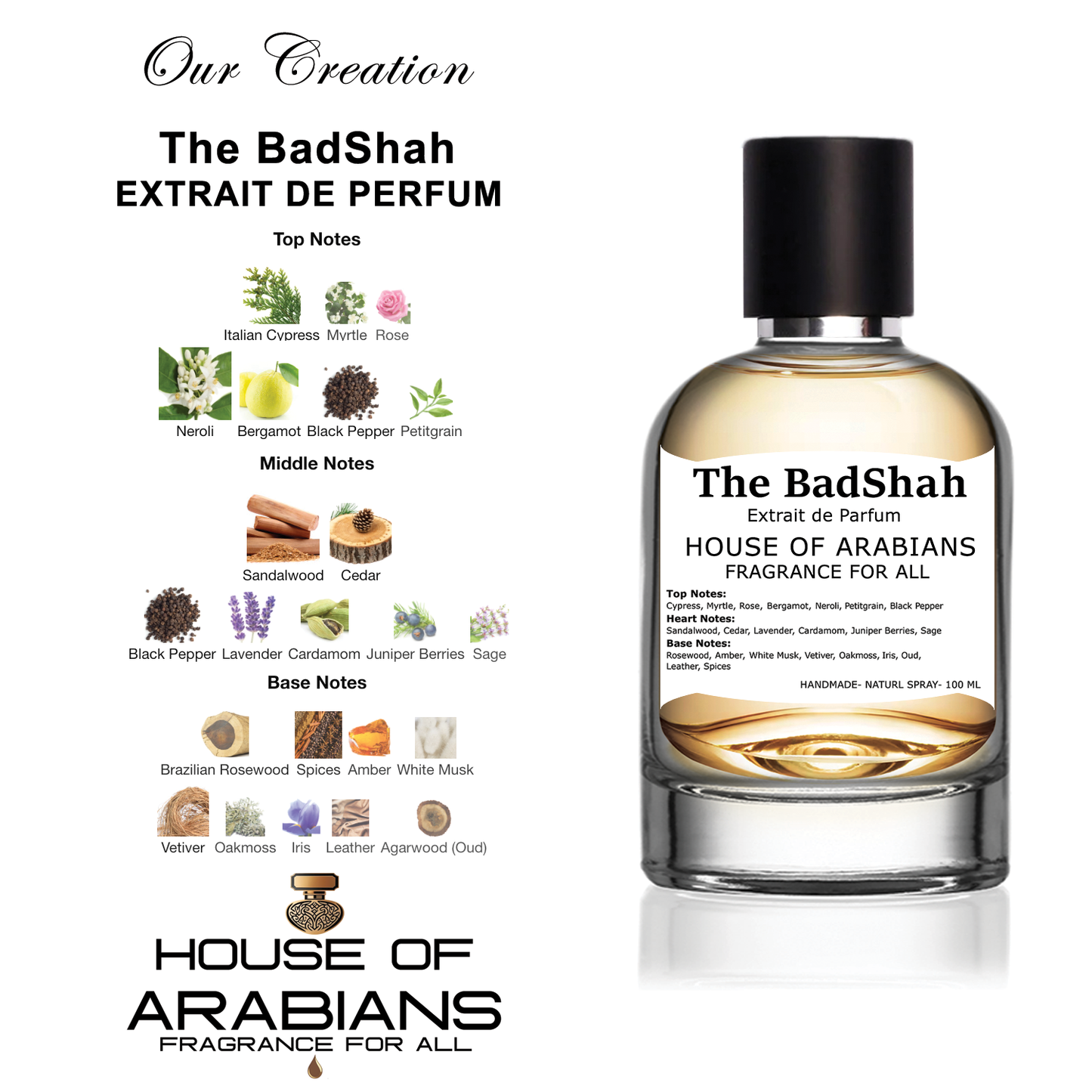 The BadShah Our Creation of (Shahrukh Khan Real Perfume Smell)